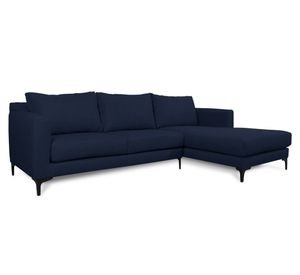 Seccional 3 cuerpos Kaile chenille azul