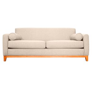 Sofá 2 cuerpos Meli chenille beige
