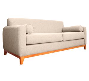 Sofá 2 cuerpos Meli chenille beige