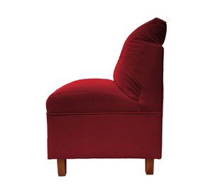 Set 2 butacas 1 cuerpo Mateo chenille PM rojo