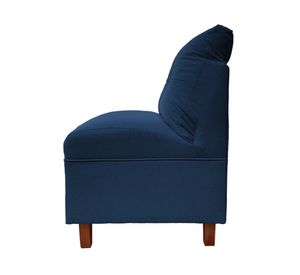Butaca 1 cuerpo Mateo chenille PM azul