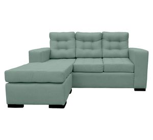 Seccional 3 cuerpos Antu chenille verde