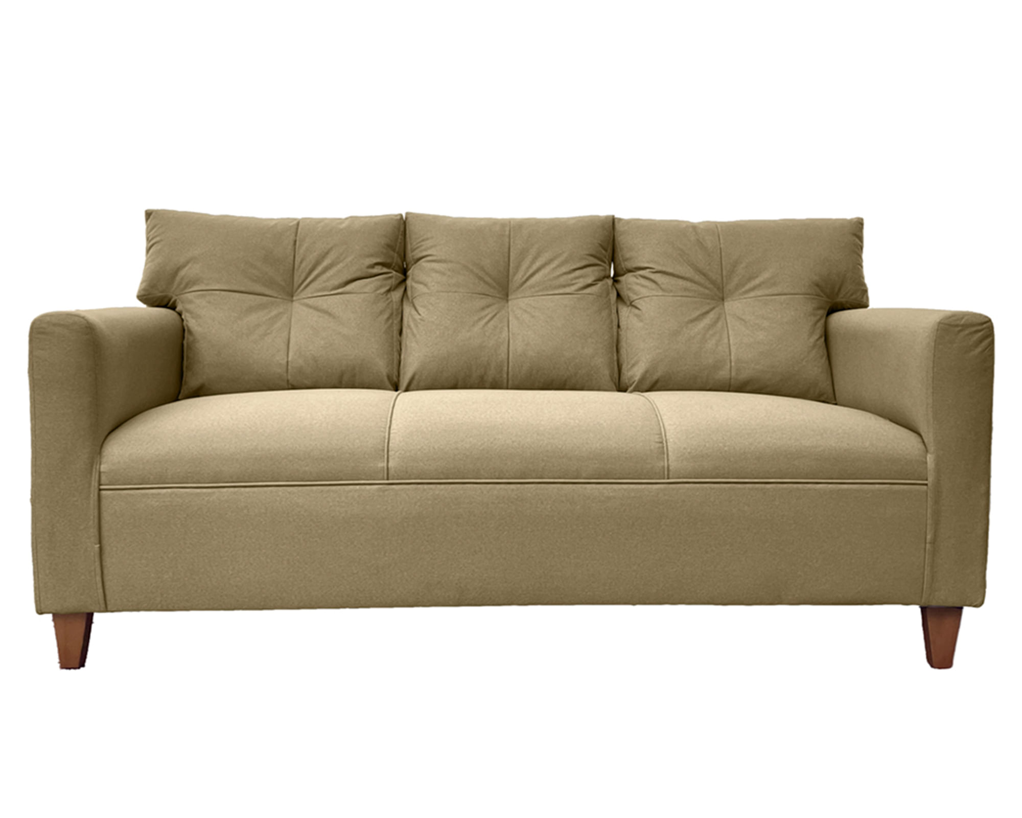 Sofás Home Sofá 3 cuerpos Mateo chenille beige