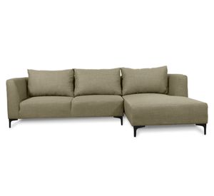 Seccional 3 cuerpos Suria chenille beige