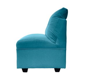 Butaca 1 cuerpo Mateo chenille PP turquesa