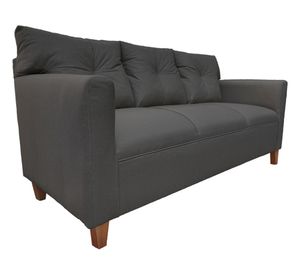 Sofá 3 cuerpos Mateo chenille PM grafito