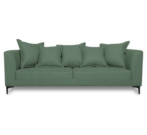 Sofá 2 cuerpos Cordelia chenille verde