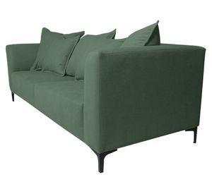 Sofá 2 cuerpos Cordelia chenille verde