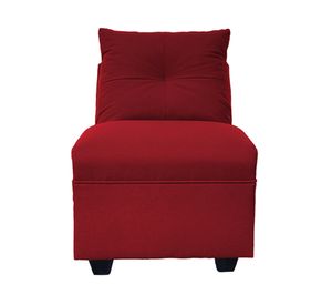 Butaca 1 cuerpo Mateo chenille PP rojo
