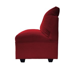 Butaca 1 cuerpo Mateo chenille PP rojo