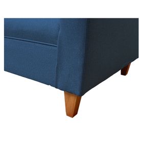 Juego de living 5 cuerpos Mateo chenille PM azul