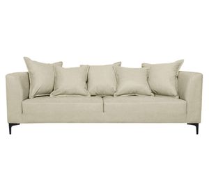 Sofá 2 cuerpos Cordelia chenille beige
