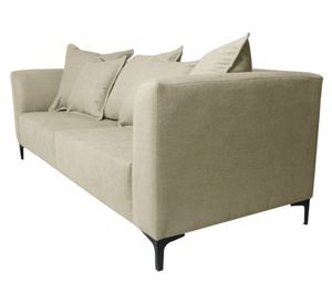 Sofá 2 cuerpos Cordelia chenille beige