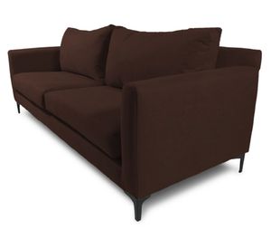 Sofá 2 cuerpos Alanna chenille cafe