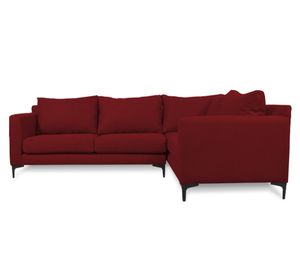 Seccional 3 cuerpos Alanna chenille rojo