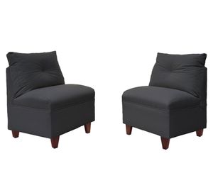 Set 2 butacas 1 cuerpo Mateo chenille PM grafito