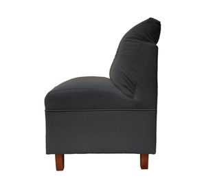 Set 2 butacas 1 cuerpo Mateo chenille PM grafito