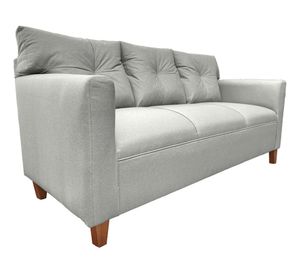 Sofá 3 cuerpos Mateo chenille gris