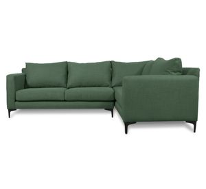 Seccional 3 cuerpos Alanna chenille verde