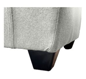 Juego de living 5 cuerpos Mateo chenille PP gris