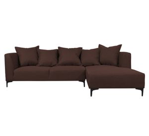 Seccional 3 cuerpos Cordelia chenille café