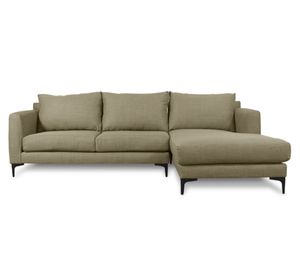 Seccional 3 cuerpos Kaile chenille beige