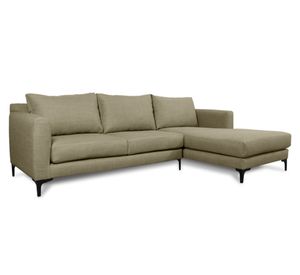 Seccional 3 cuerpos Kaile chenille beige