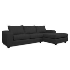 Seccional 3 cuerpos Kandra chenille grafito