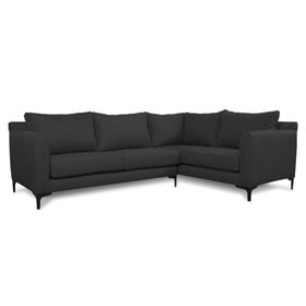 Seccional 3 cuerpos Alanna chenille grafito