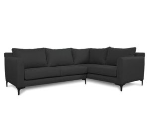 Seccional 3 cuerpos Alanna chenille grafito