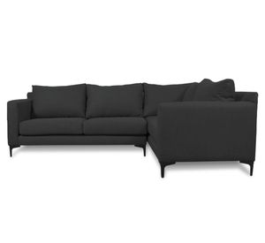 Seccional 3 cuerpos Alanna chenille grafito