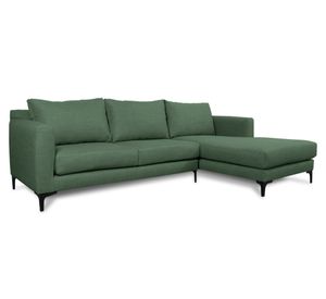 Seccional 3 cuerpos Kaile chenille verde