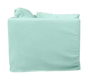 Sofá 3 cuerpos Quepe lino agua