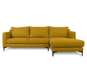 Seccional 3 cuerpos Kaile chenille ambarino