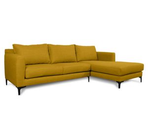 Seccional 3 cuerpos Kaile chenille ambarino