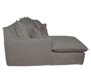 Seccional 3 cuerpos Palena lino gris piedra