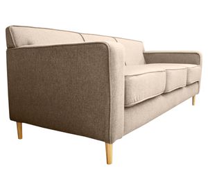 Sofá 3 cuerpos Lilen chenille beige
