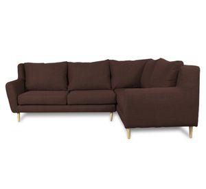 Seccional 3 cuerpos Lenora chenille café