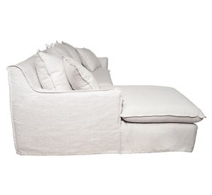 Seccional 3 cuerpos Palena lino blanco hueso