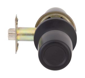 Cerradura tubular pomo simple paso 8000 negro Poli