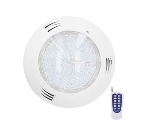 Foco LED para piscina blanco con control remoto azul 18W 30.5 cm RGB