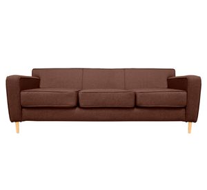 Sofá 3 cuerpos Lilen chenille café