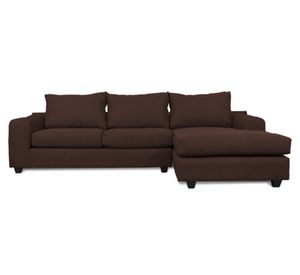 Seccional 3 cuerpos Kandra chenille café