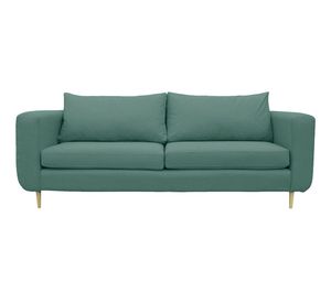 Sofá 2 cuerpos Bollen chenille verde