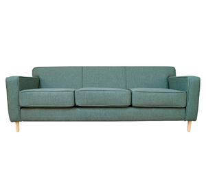 Sofá 3 cuerpos Lilen chenille verde