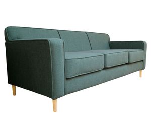 Sofá 3 cuerpos Lilen chenille verde