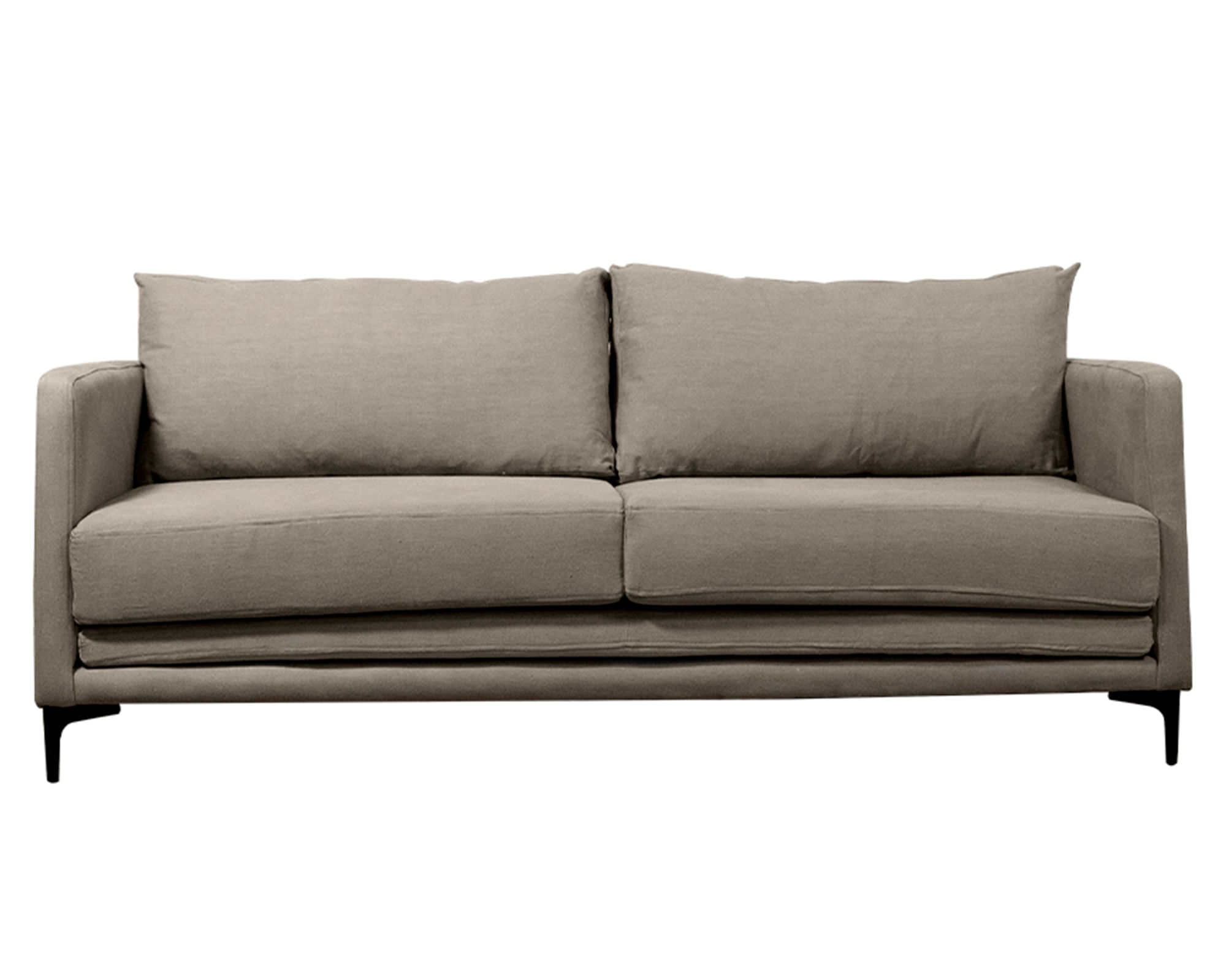 Sofás Home Sofá 3 cuerpos Bureo lino gris piedra