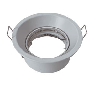 Foco LED embutido retraído GU10 1L blanco 5 unidades