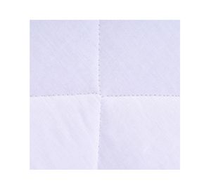 Cubre colchón king Elasticado blanco