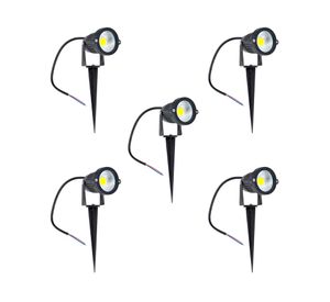 Pack 5 Estacas Jardín 7W Led Cálido
